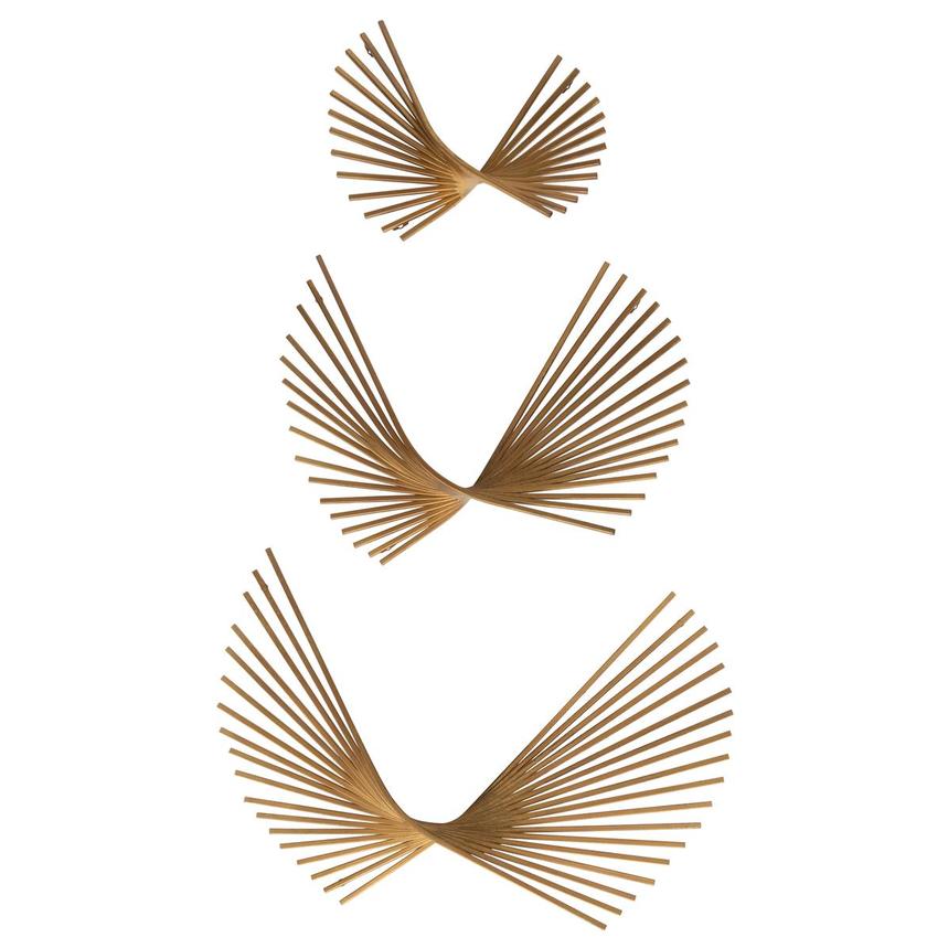 Golden Flock Set of 3 Wall Decor  alternate image, 3 of 6 images.