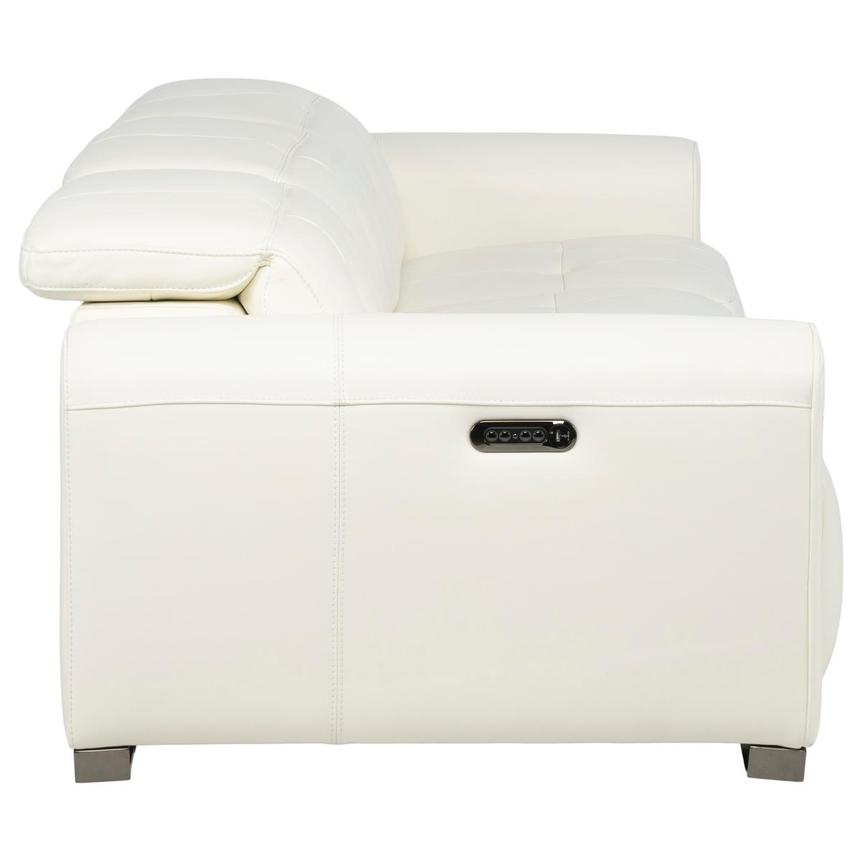 Dolomite White 2.0 3PWR Oversized Leather Sofa  alternate image, 5 of 13 images.