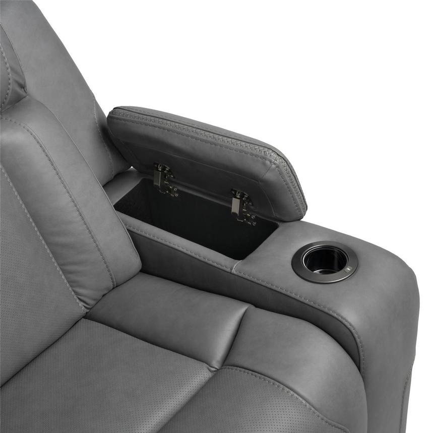 Odyssey Cobalt 5PCS/3PWR Leather Power Reclining Sectional  alternate image, 13 of 17 images.