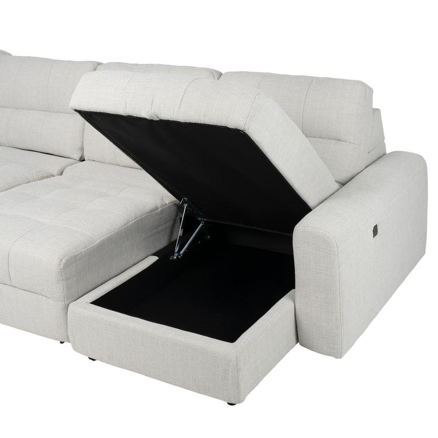 Depot Sliding Sectional w/Right Chaise with 7PCS/2PWR alternate image, 9 of 14 images.