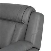 Cobalt 6PCS/3PWR Leather Power Reclining Sectional w/Beverage Cooler  alternate image, 12 of 19 images.