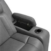 Cobalt 6PCS/3PWR Leather Power Reclining Sectional w/Beverage Cooler  alternate image, 14 of 19 images.