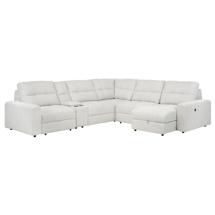 Depot Sliding Sectional w/Right Chaise with 6PCS/2PWR  main image, 1 of 14 images.