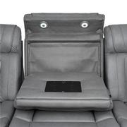 Cobalt 7PCS/3PWR Leather Power Reclining Sectional w/Beverage Cooler  alternate image, 11 of 18 images.