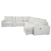 Depot Sliding Sectional w/Right Chaise with 7PCS/2PWR  alternate image, 3 of 14 images.