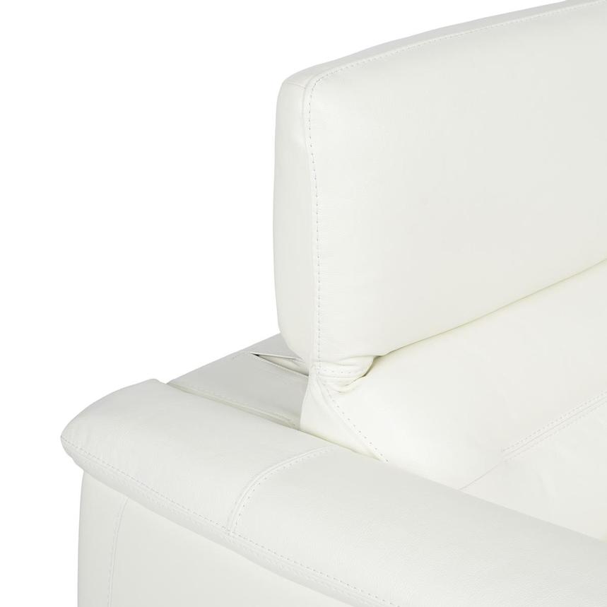 Anabel White 2.0 Leather Power Reclining Sectional with 4PCS/2PWR  alternate image, 7 of 10 images.