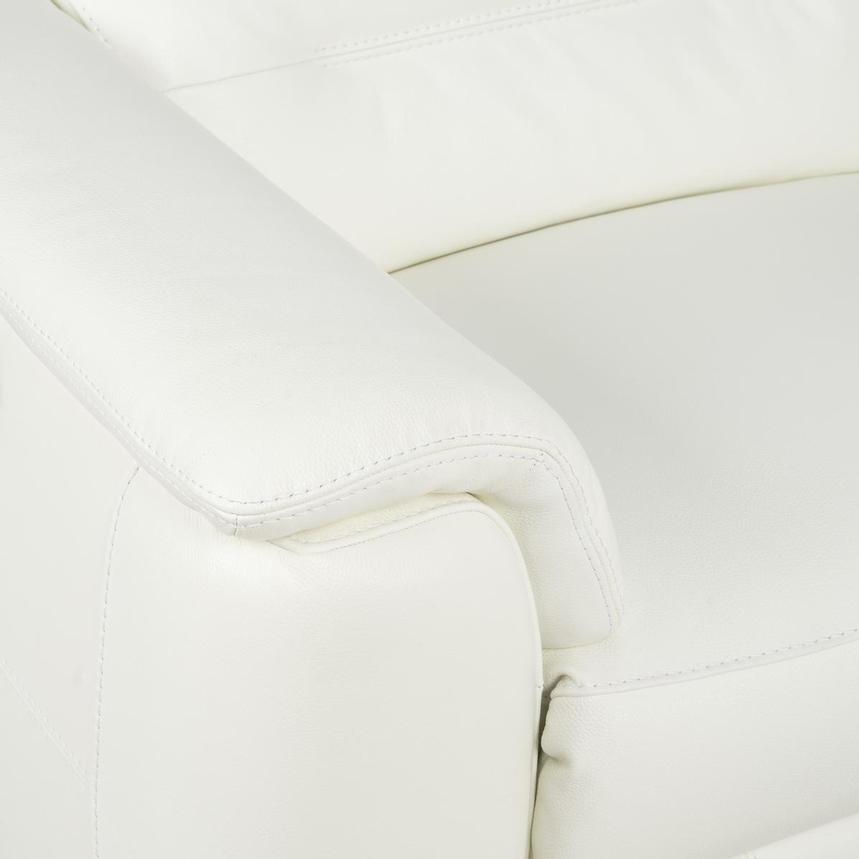 Anabel White 2.0 Leather Power Reclining Sectional with 5PCS/2PWR  alternate image, 8 of 10 images.