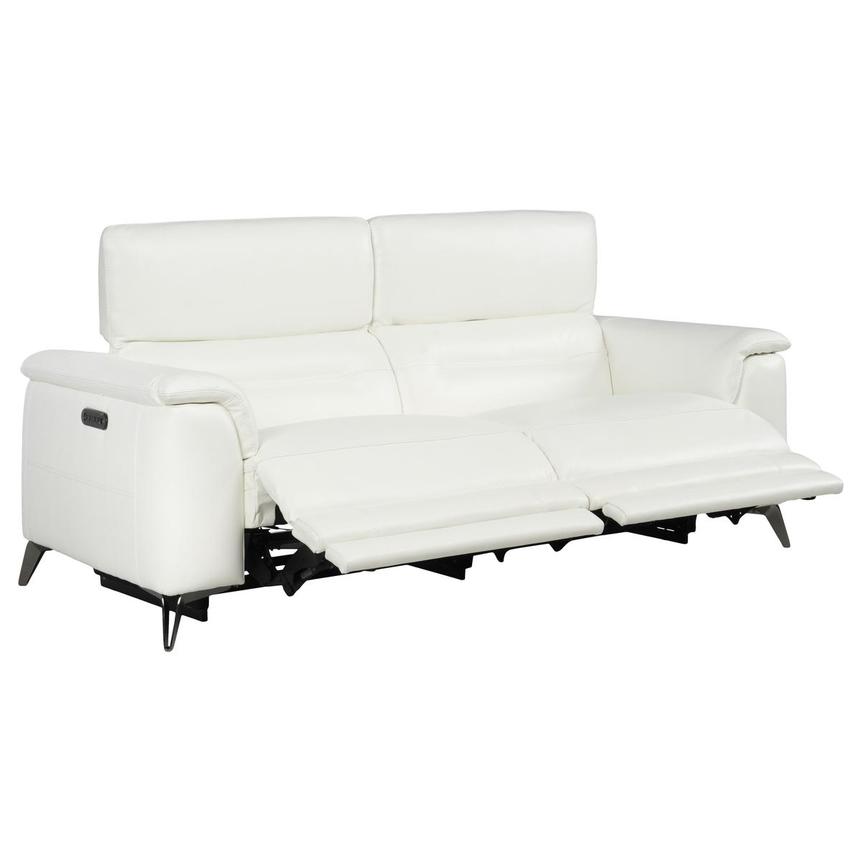 Anabel White 2.0 Leather Power Reclining Sofa  alternate image, 3 of 13 images.