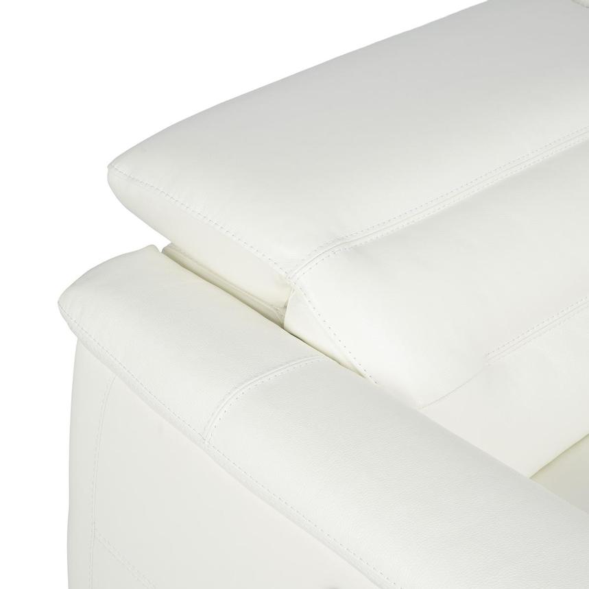 Anabel White 2.0 Leather Power Reclining Sectional with 7PCS/3PWR alternate image, 9 of 13 images.