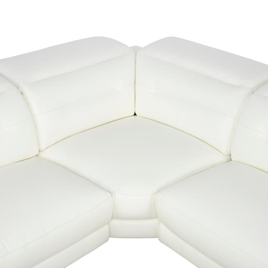 Anabel White 2.0 Home Theater Leather Seating with 5PCS/2PWR  alternate image, 6 of 13 images.