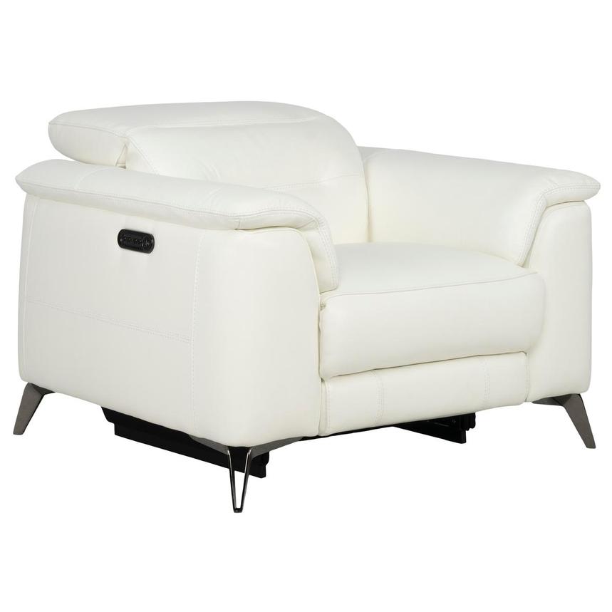 Anabel White 2.0 Leather Power Recliner alternate image, 2 of 11 images.
