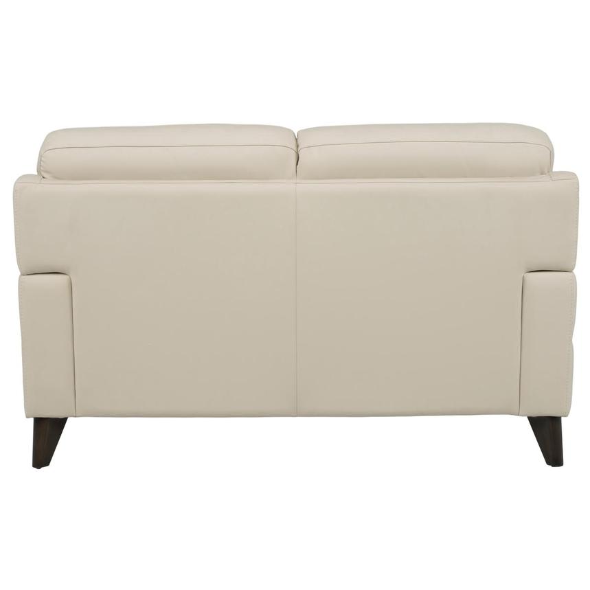 Bali Cream Leather Loveseat alternate image, 4 of 8 images.