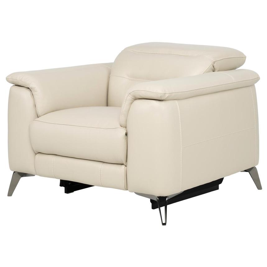 Anabel Cream 2.0 Leather Power Recliner  main image, 1 of 12 images.