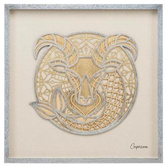 Capricorn Zodiac Shadow Box