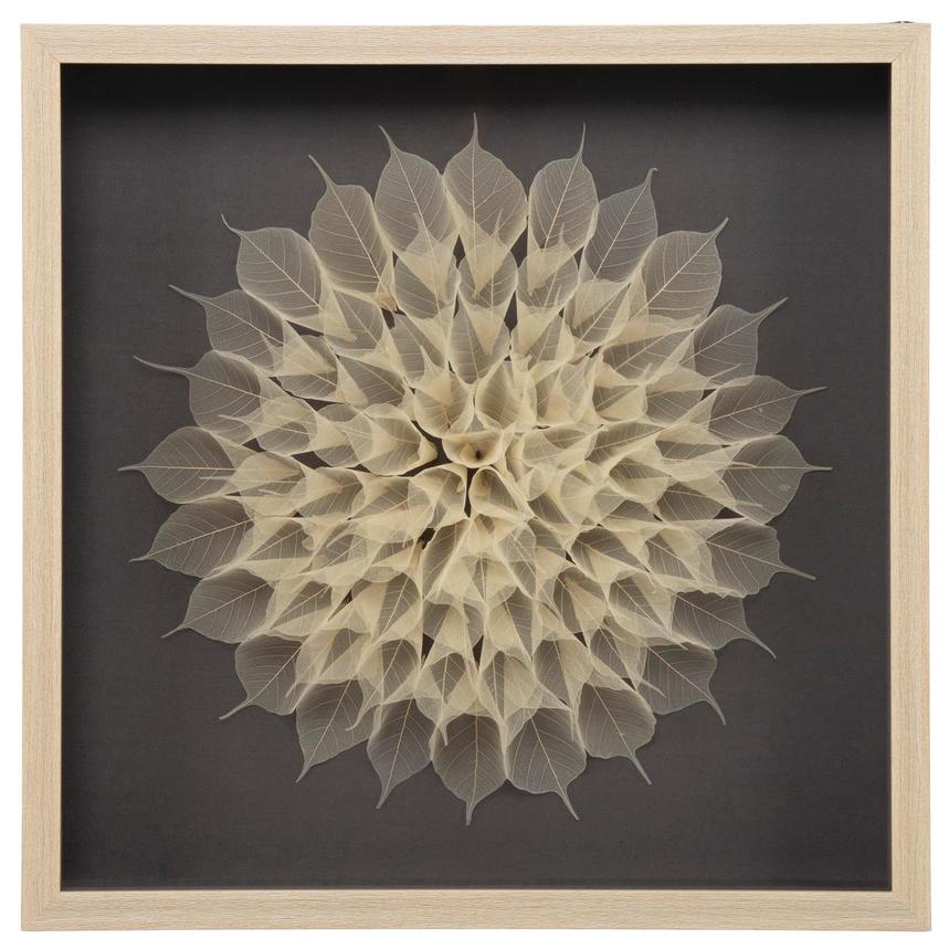 Leaf Mandala Shadow Box