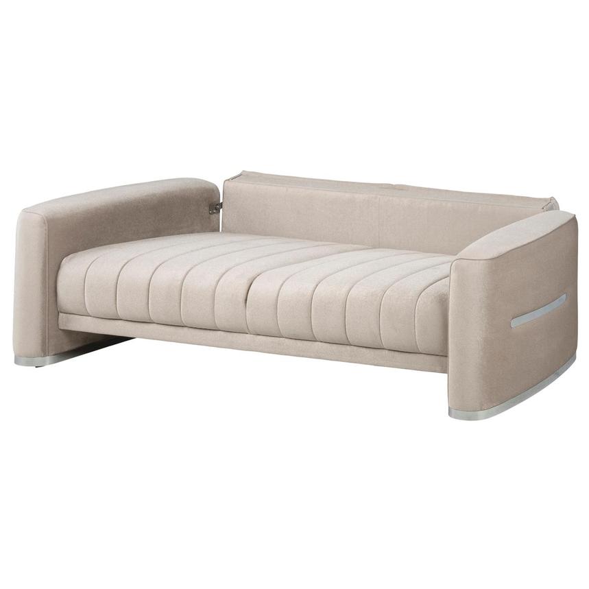 Adana Taupe Futon Sofa  alternate image, 3 of 11 images.