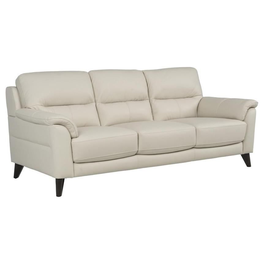 Bali Cream Leather Sofa alternate image, 2 of 7 images.