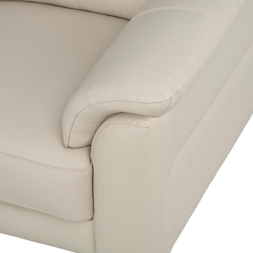 Bali Cream Leather Sofa  alternate image, 6 of 7 images.