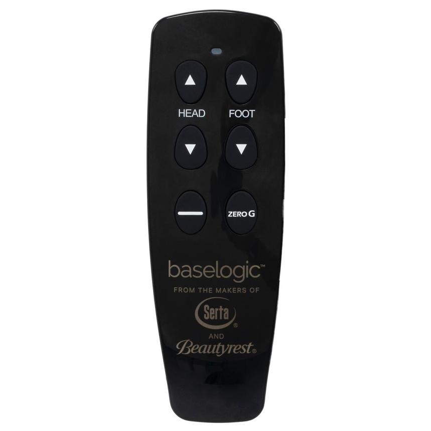 Lexton-Medium Pillow Top King Mattress w/Baselogic Silver Powered Base by Serta and Beautyrest  alternate image, 7 of 9 images.