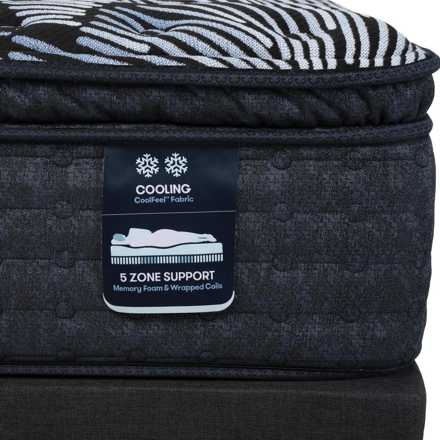 Lexton-Medium Pillow Top Twin XL Mattress w/Baselogic Silver Powered Base by Serta and Beautyrest  alternate image, 5 of 9 images.