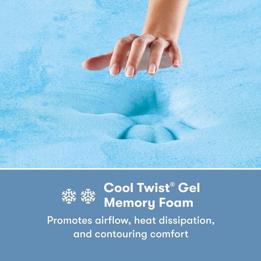 Kendal-Medium Twin XL Mattress w/Baselogic Silver Powered Base by Serta and Beautyrest  alternate image, 9 of 10 images.