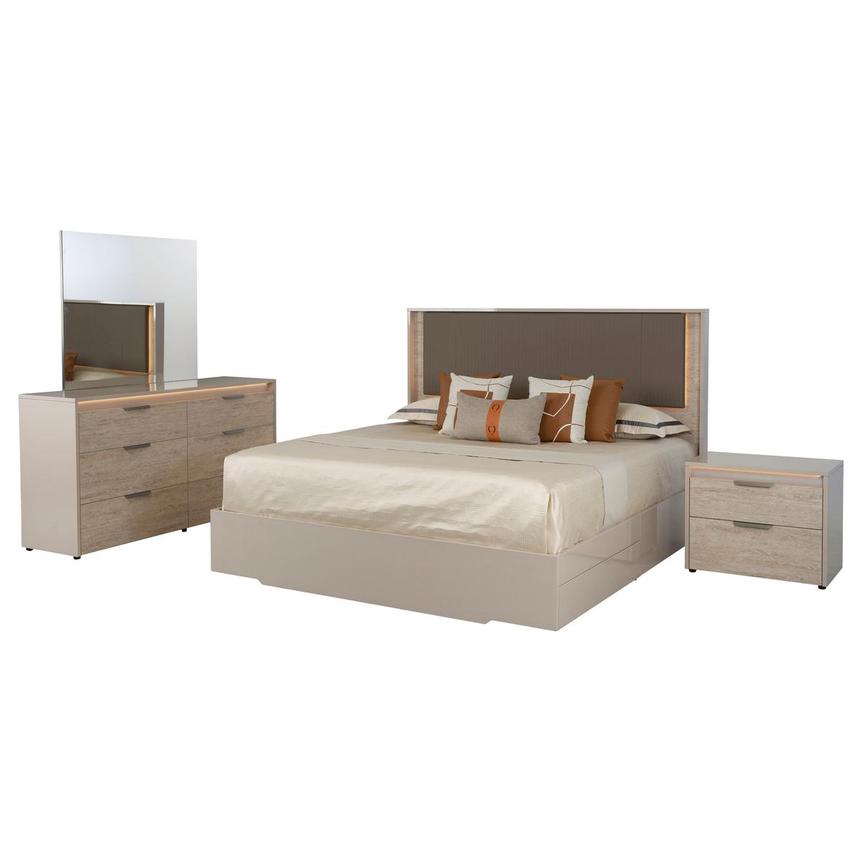 Lulia 4-Piece King Bedroom Set main image, 1 of 5 images.