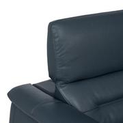 Anabel 2.0 Blue Leather Power Reclining Sectional with 6PCS/3PWR  alternate image, 10 of 13 images.