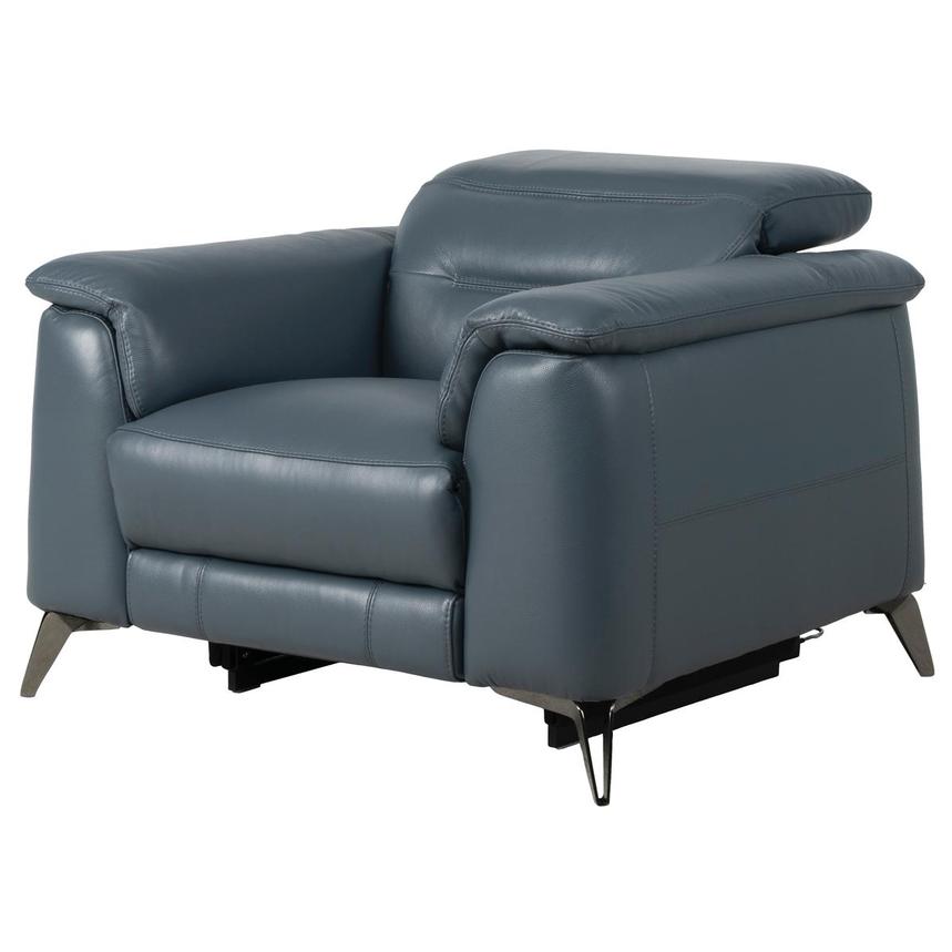 Anabel 2.0 Blue Power Recliner  main image, 1 of 12 images.