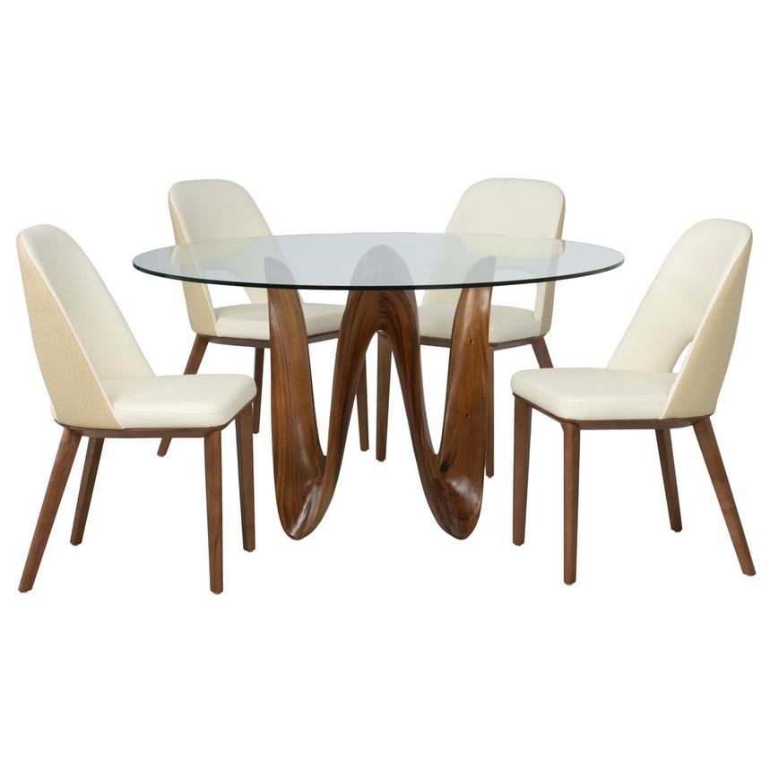 Gable Round/Adalyn 5-Piece Dining Set  main image, 1 of 3 images.