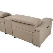 Karly Beige Power Reclining Sectional with 6PCS/3PWR  alternate image, 4 of 12 images.