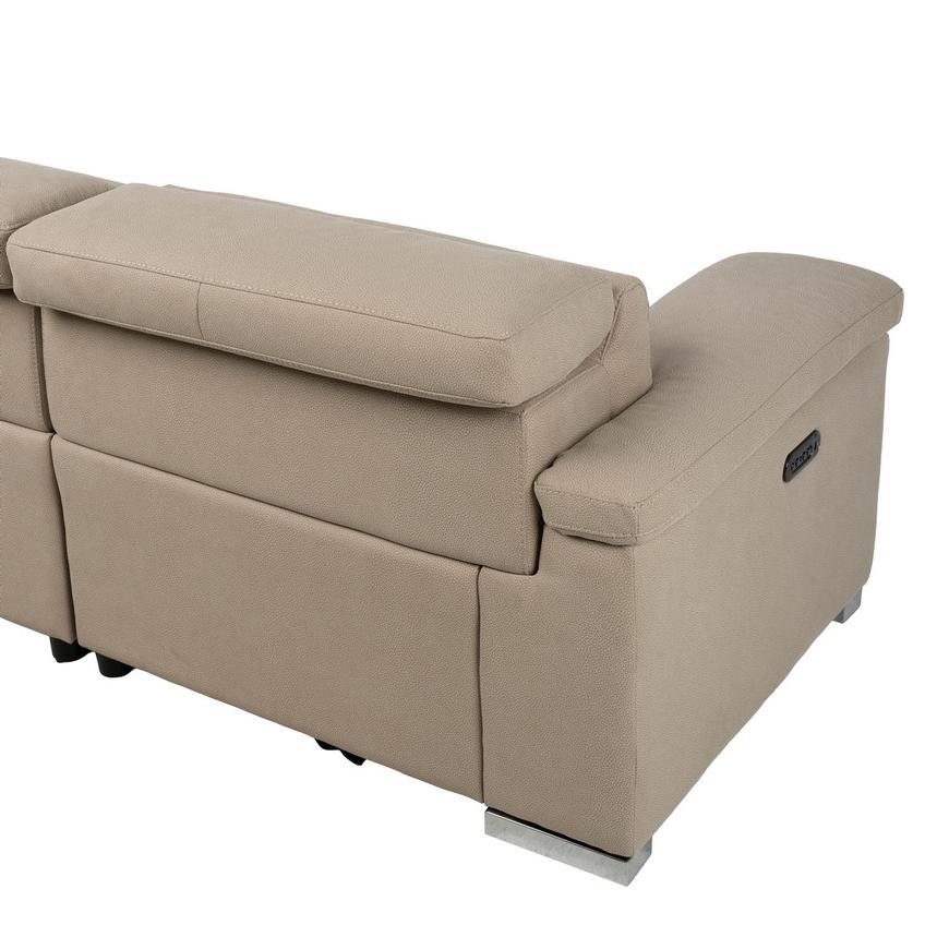 Karly Beige Power Reclining Sectional with 4PCS/2PWR  alternate image, 4 of 9 images.