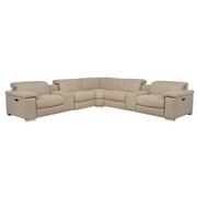 Karly Beige Power Reclining Sectional with 7PCS/3PWR  main image, 1 of 12 images.