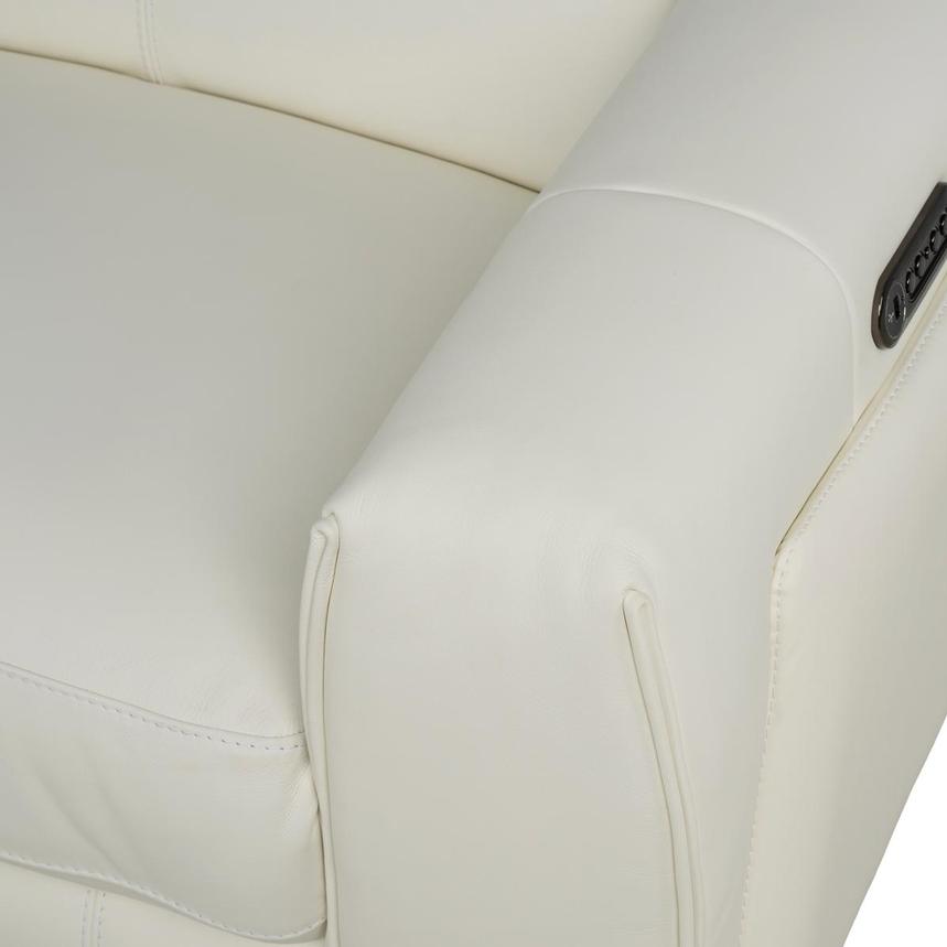 Luke 2.0 White Home Theater Seating w/2PWR  alternate image, 11 of 13 images.