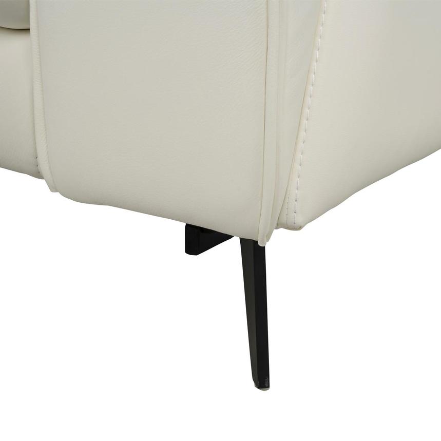 Luke 2.0 White Leather Power Reclining Sectional with 6PCS/2PWR  alternate image, 11 of 12 images.