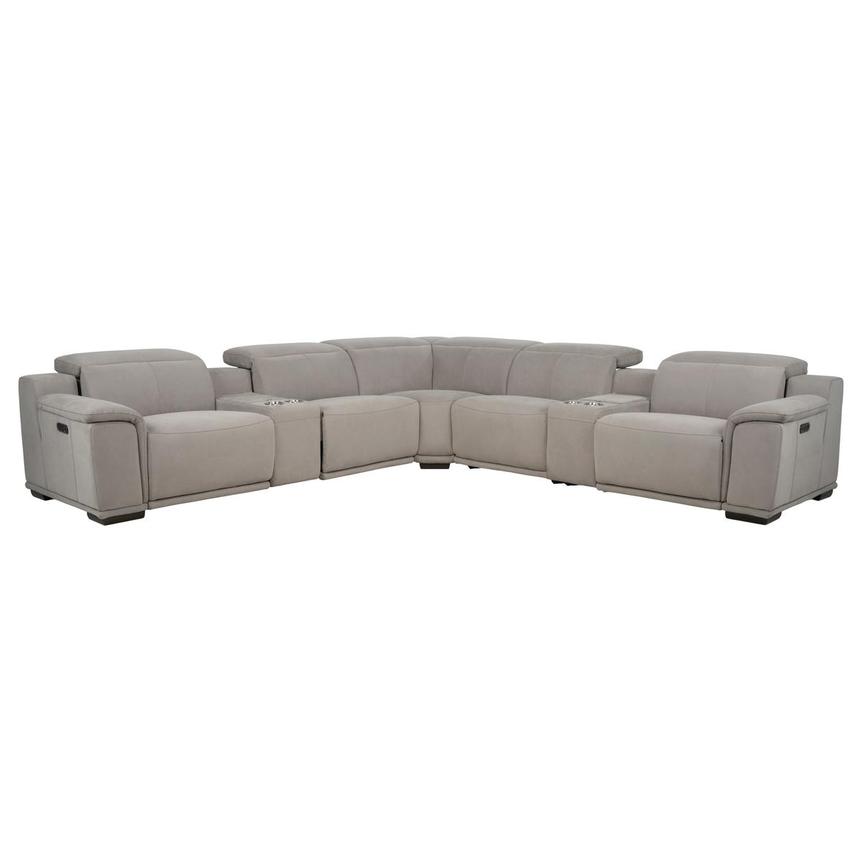 Naivis Power Reclining Sectional with 7PCS/3PWR