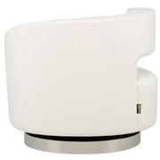 Okru III White Accent Chair  alternate image, 4 of 9 images.