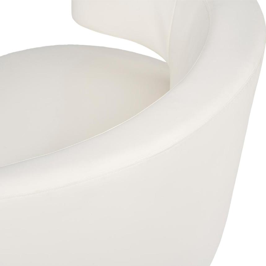 Okru III White Accent Chair  alternate image, 5 of 9 images.