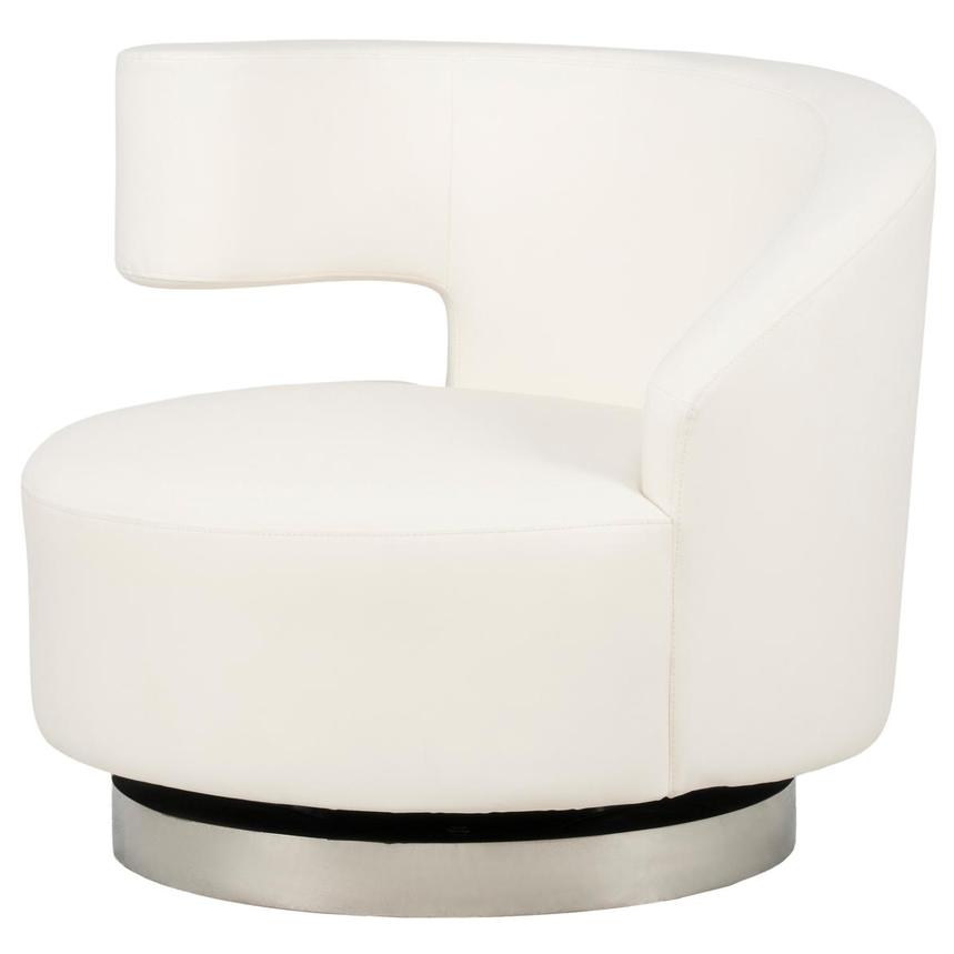 Okru III White Accent Chair main image, 1 of 9 images.