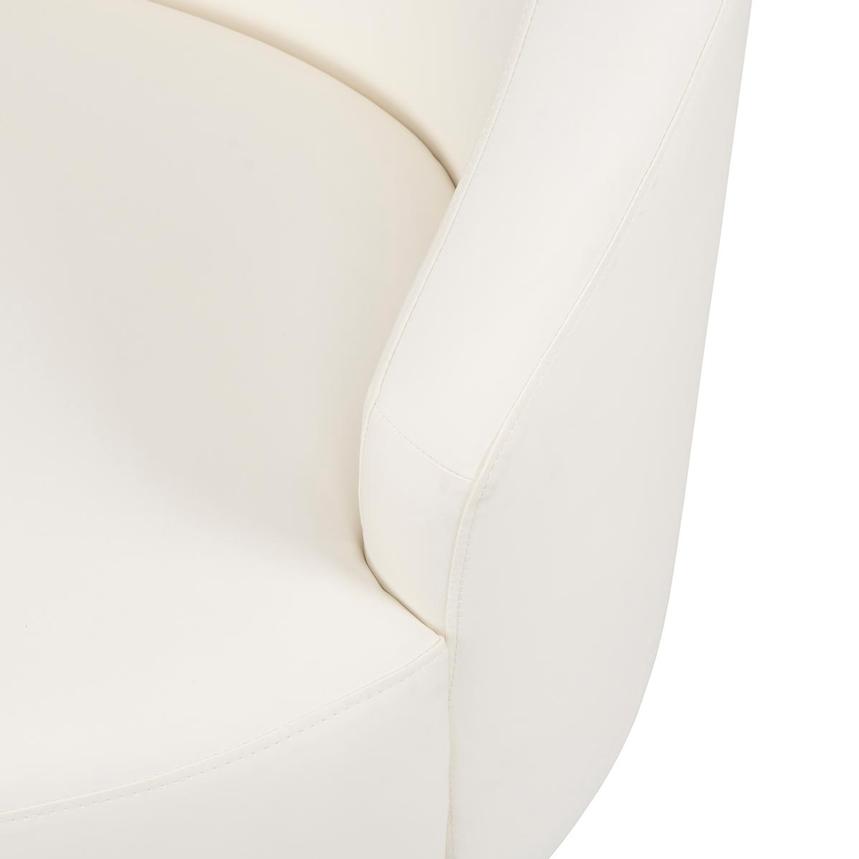 Okru III White Accent Chair alternate image, 6 of 9 images.