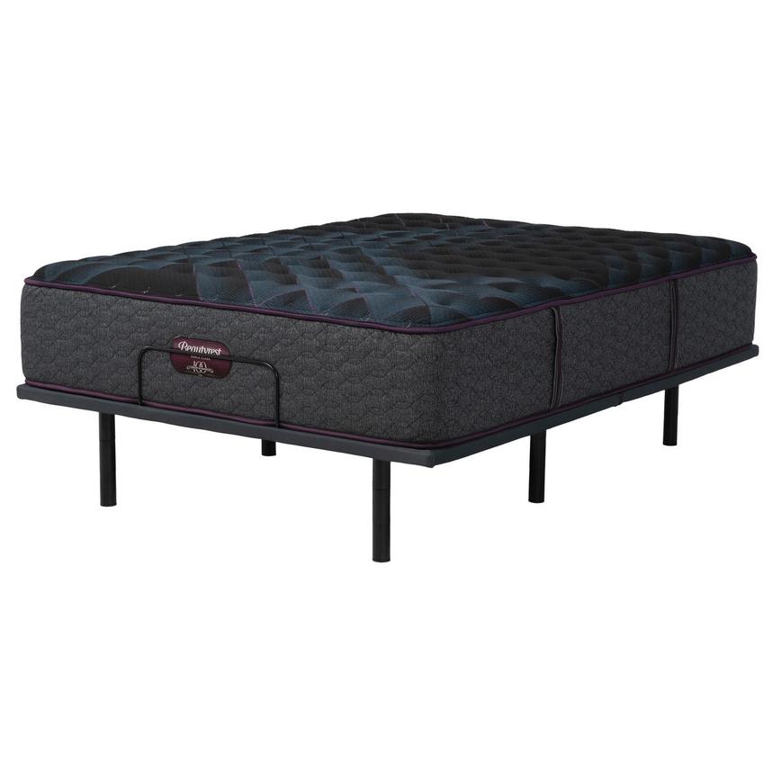 Level Three Medium-Firm Queen Mattress w/Baselogic Silver Powered Base by Serta and Beautyrest  main image, 1 of 5 images.