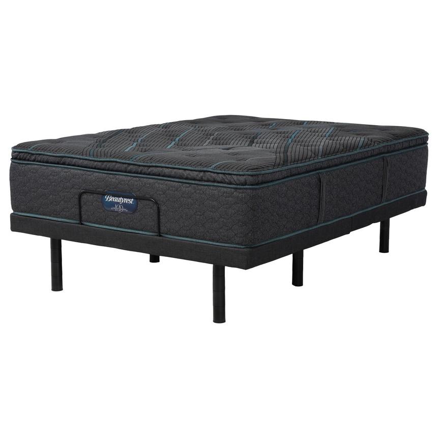Level Two Plush Queen Mattress w/Motion Renew Powered Base by Serta® main image, 1 of 5 images.