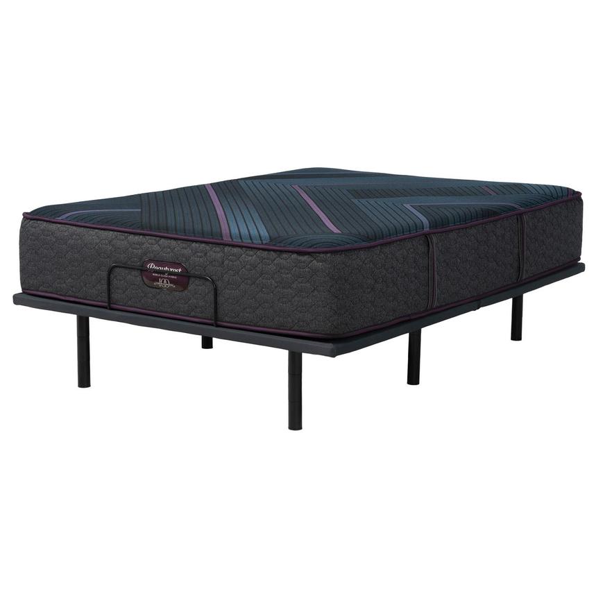 Level Three Hybrid-Plush Twin XL Mattress w/Baselogic Silver Powered Base by Serta and Beautyrest  main image, 1 of 5 images.