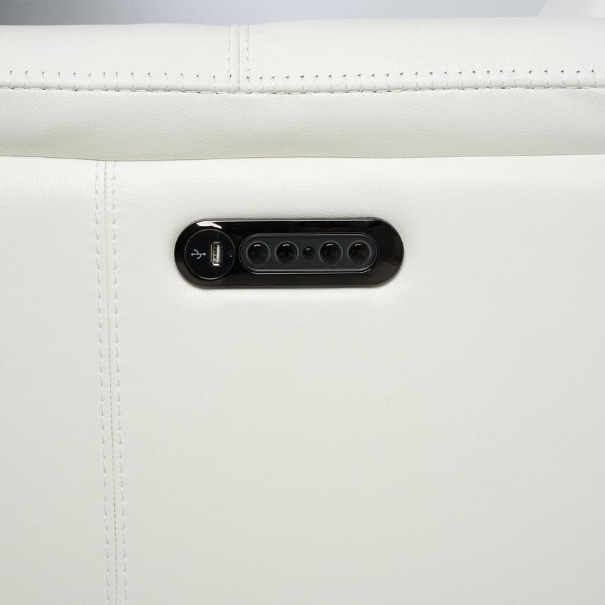 Davis 2.0 White Home Theater Leather Seating with 5PCS/2PWR  alternate image, 12 of 12 images.