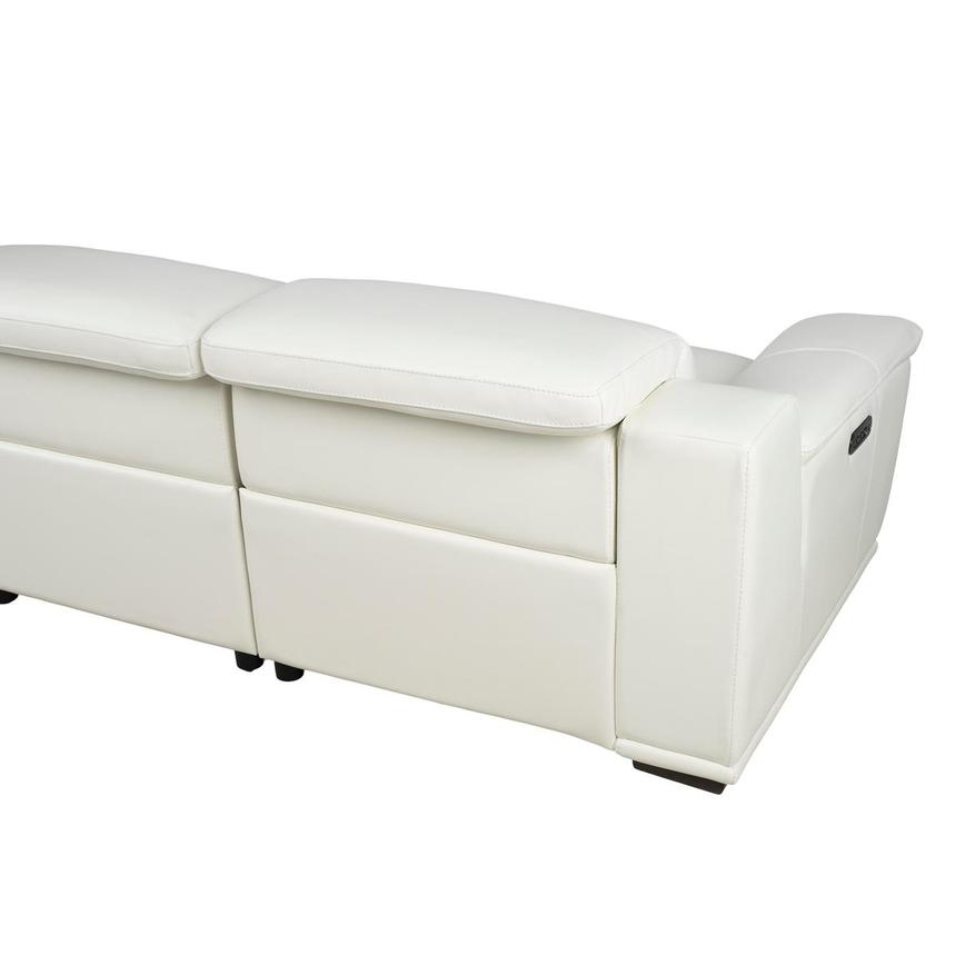 Davis 2.0 White Home Theater Leather Seating with 5PCS/3PWR alternate image, 4 of 10 images.
