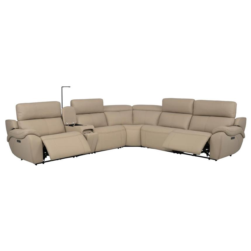 Mars Power Reclining Sectional with 6PCS/2PWR alternate image, 2 of 14 images.