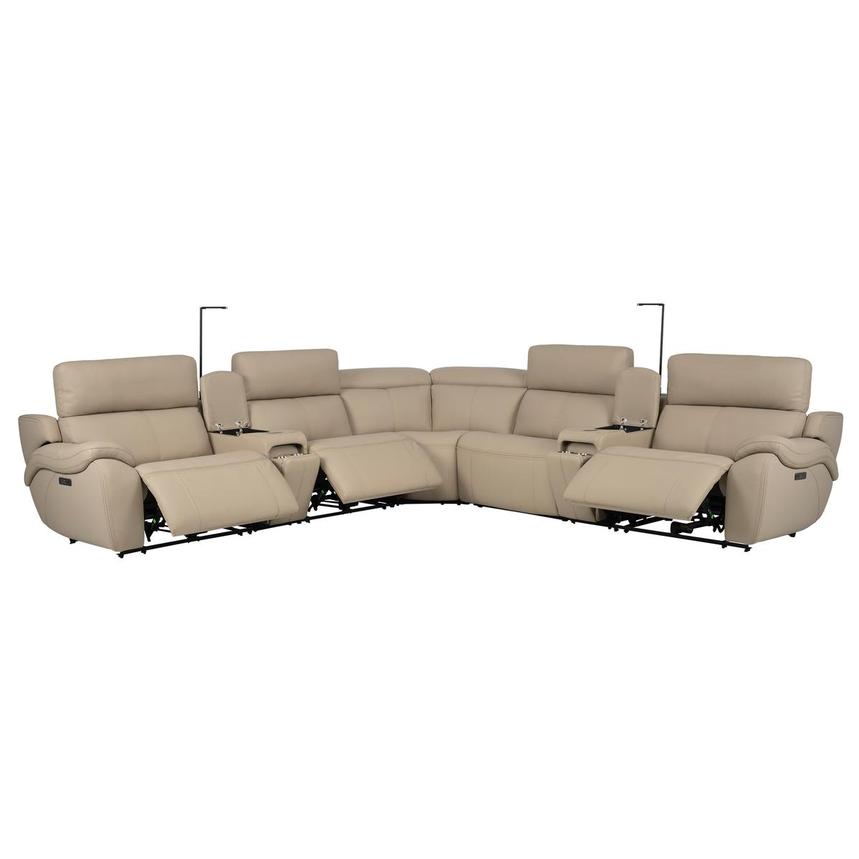 Mars Power Reclining Sectional with 7PCS/3PWR alternate image, 2 of 14 images.