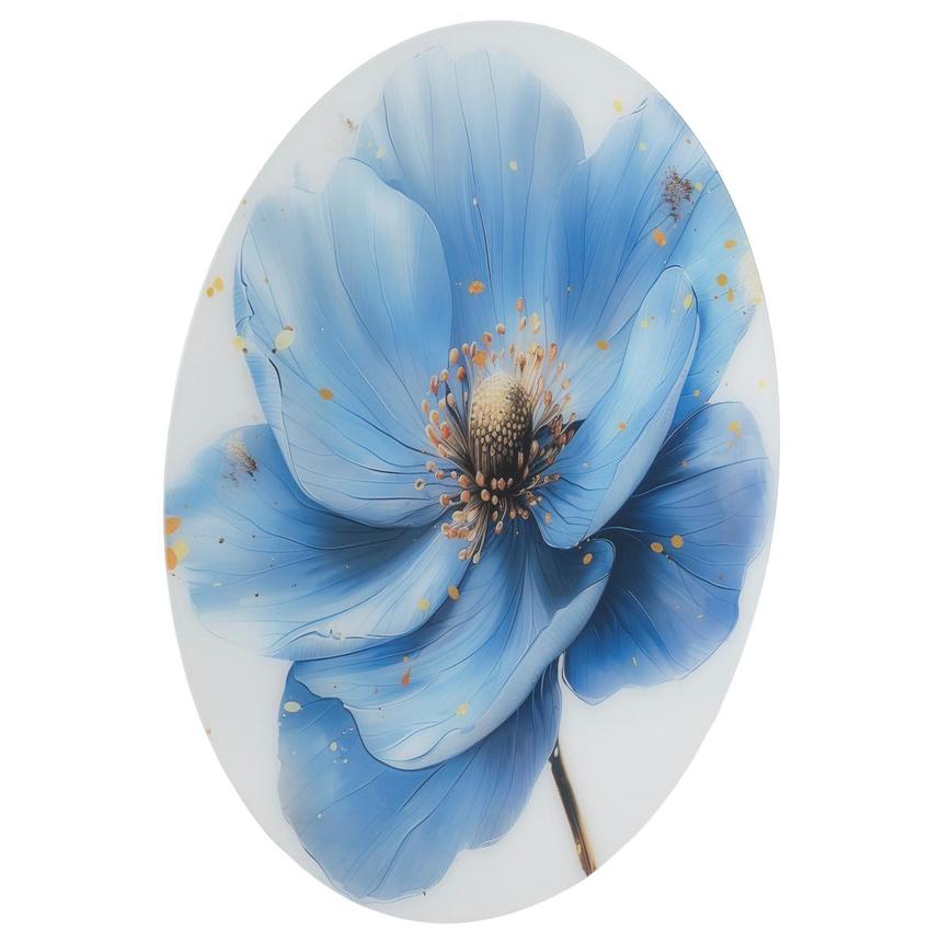 Azure Blossom Acrylic Wall Art  alternate image, 2 of 5 images.