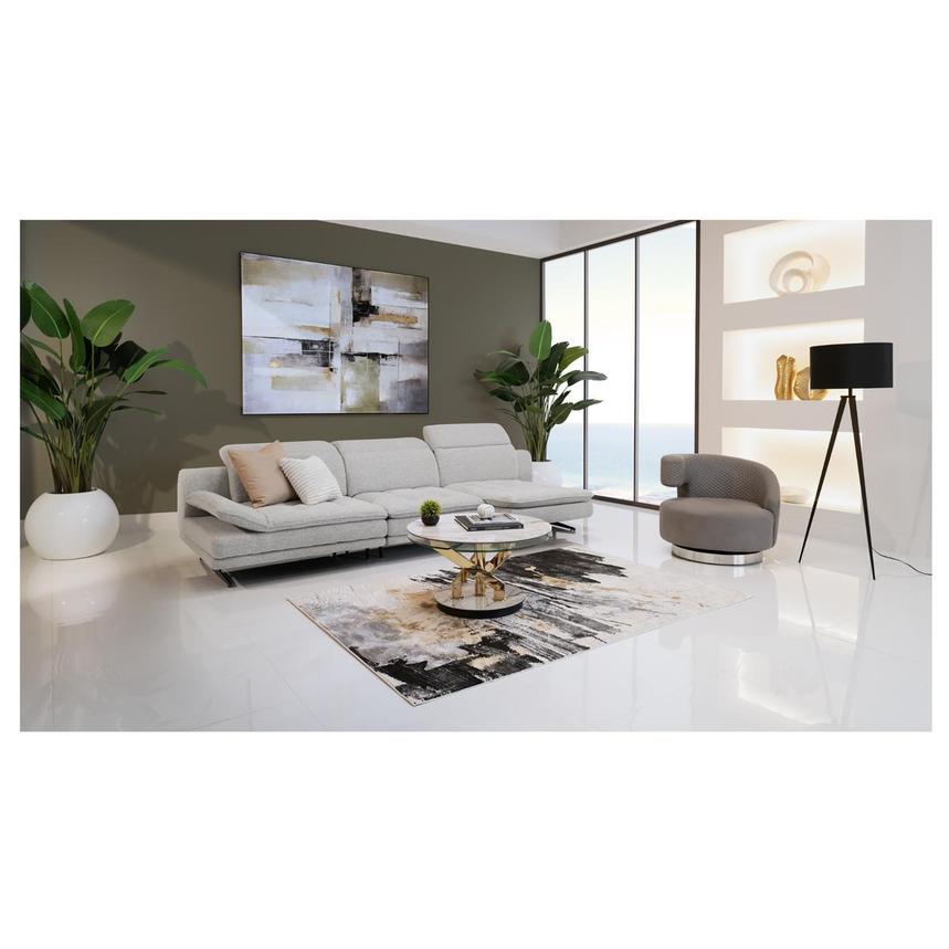 Belana Gray Swivel Sofa alternate image, 2 of 18 images.