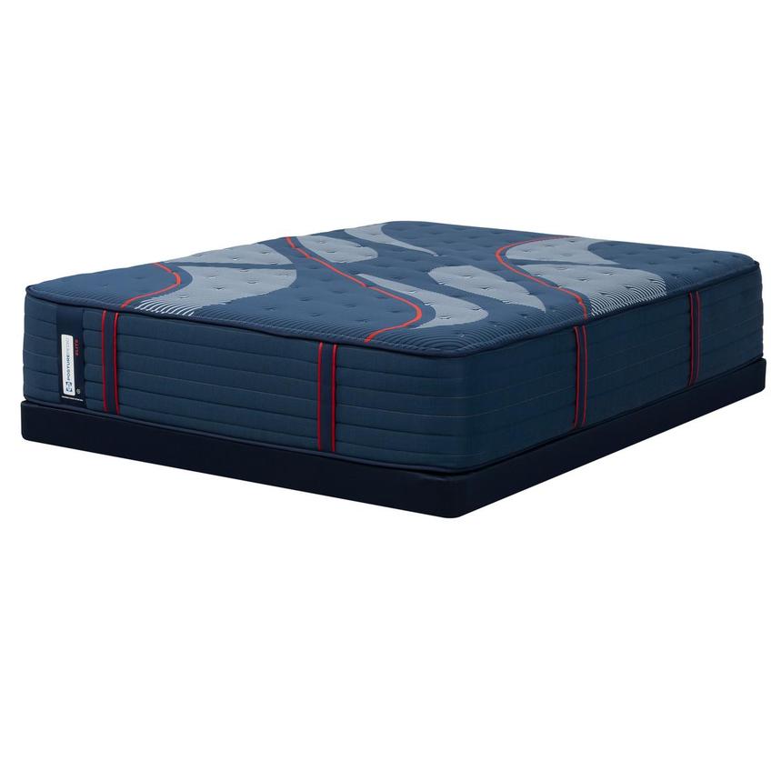 Elite Brenham II Firm Full Mattress w/Low Foundation by Sealy Posturepedic  main image, 1 of 4 images.