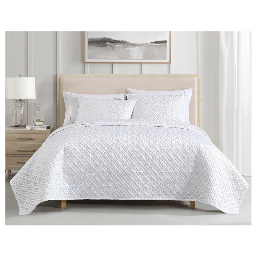 Bartlett White King Coverlet Set of 3 alternate image, 2 of 6 images.